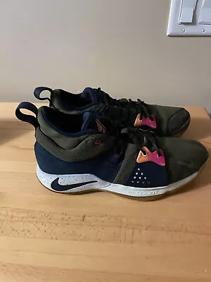 Nike PG 2 Paul George 2 ACG Olive Canvas/Obsidian Size 12 AJ2039-300 Basketball • $19