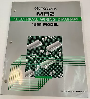 1995 Toyota  OEM  MR2   Repair Manual  ELECTRICAL WIRING DIAGRAM EWD215U • $29.95