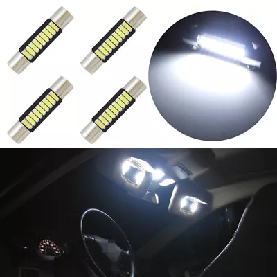 4pcs 6000K White 29mm LED Vanity Mirror Light Bulbs Sun Visor Lamp 6614F 6612F • $8.99