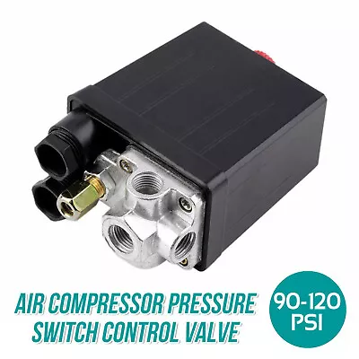 New Heavy Duty 90-120 PSI 240V Air Compressor Pressure Switch Control Valve AU • $15.89