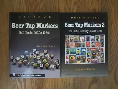 SPECIAL Vintage Beer Tap Markers Vol 1 & 2 Direct From Author-FREE SHIPPING • $65.95