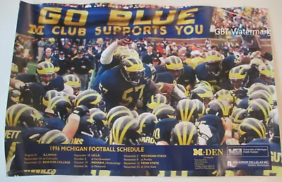 University Of Michigan Wolverines Football Posters 1992-23  + Bonus • $14.99