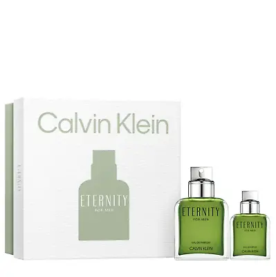 Calvin Klein Eternity For Men Eau De Parfum 100ml + 30ml EDP Spray Set New • £45.95