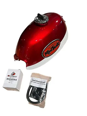 HONDA Z50A GAS TANK K2 1970-1971 W/ EMBLEMS Petcock And Cap REPRo Red GR1 • $249.99