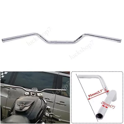 Chrome 1'' Drag Bar Handlebar Fit For Suzuki Boulevard M109R C50T C90T M50 M90 • $67.80