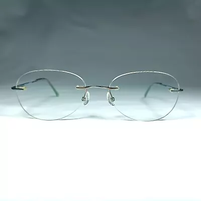 Pierre Cardin Eyeglasses Rimless Titanium Round Oval Frames Vintage • $153.45