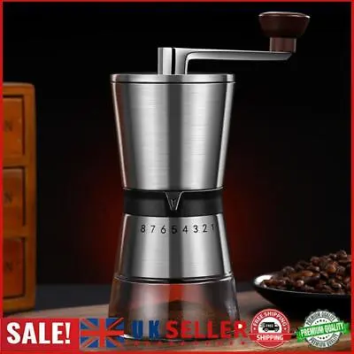 Manual Coffee Grinder Coffee Bean Grinder (8-Speed Hand Coffee Grinder) GB • £22.73