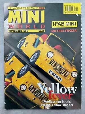 Mini World Magazine - September 1995 - Cabrio Special Inni Minis Drag Racing • £7.99