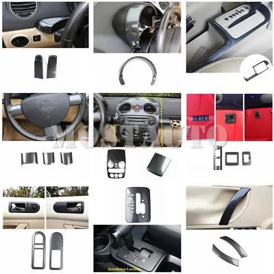 For VW Beetle ABS Carbon Style Interior Accessories Kit Trim Cover 2007-2010 • $227.04