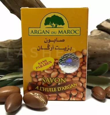 £4.64 • Buy Argan Oil Soap Morocco Pure Natural Sensitive Skin Paraben Free Sls Free Vegan 