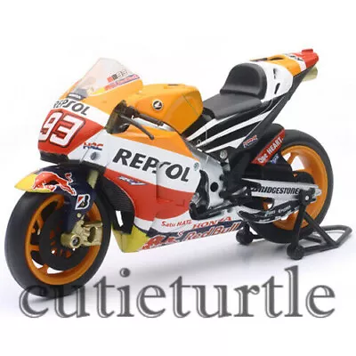 New Ray MotoGP Repsol 2015 Honda Team RC213V Bike 1:12 Marc Marquez 57753 Orange • $17.95