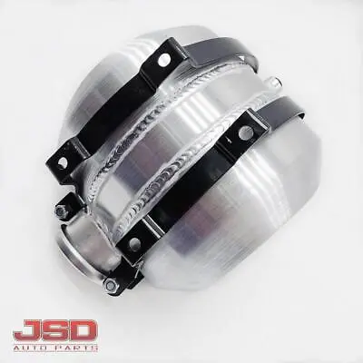 Aluminum Fuel Gas Tank 1.75 Gallon 8x8  1/4 NPT Center Fill Round For Motorcycle • $79.56