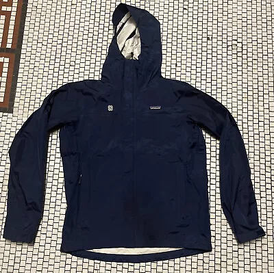 $69.99 • Buy Men’s Patagonia Torrentshell Jacket H2NO Sz M Rain Waterproof Navy EUC