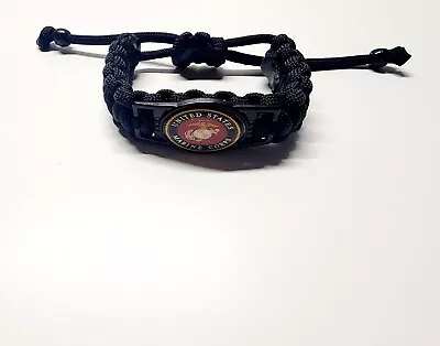 United States Marine Corps Adjustable Charm Bracelet Military Veteran • $9.99