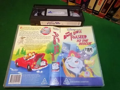 THE BRAVE LITTLE TOASTER TO THE RESCUE - Very RARE Disney Vhs Release - CARTOON • $19.95