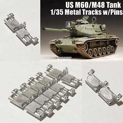 1/35 US M60/M48 T97/T142 Patton Army Tank Lead-Tin Alloy Track Links W/Steel Pin • $49.95