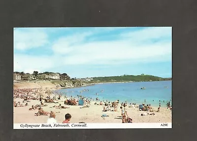 Postcard Cornwall Falmouth Gyllyngvase Beach  Harvey Barton A29E • £2.99