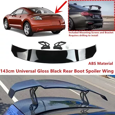 For 2006-12 Mitsubishi Eclipse Gloss GT-Style Trunk Spoiler Wing 56'' Universal • $99.88