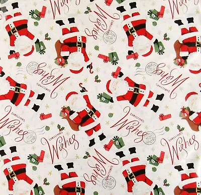 Retro Santa Claus Vinyl Tablecloth Old Fashion Christmas Holiday Style 52 X 90 • $13.95