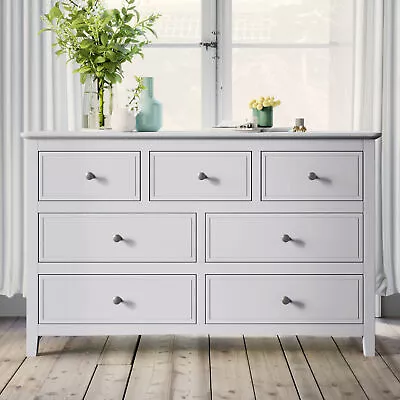 7 Drawers Dresser Solid Wood Chest Of Drawers With 7 Drawers Storage Organizer • $536.86