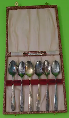 Silver Plate Co. Silver Plated  Spoons - Vintage - Made In England W/container • $19.99