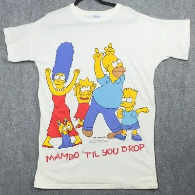 Vintage Flirts Single Stitch Simpsons Mambo ‘Til You Drop T-Shirt Mens Large • $59.95