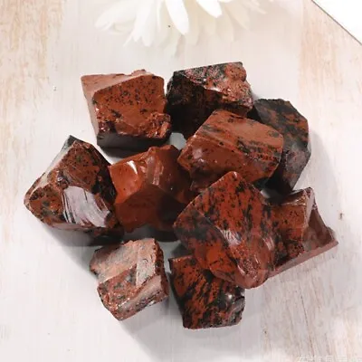 Raw Rough Mahogany Obsidian Large Chunks Healing Energy Crystal Mineral Rocks • $7.50
