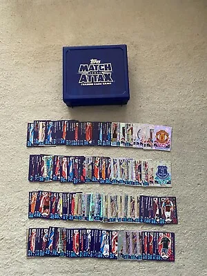 Topps Match Attax Trading Card Bundle With Box Over 300 Cards - Older Seasons • £13