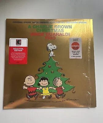 A Charlie Brown Christmas Vinyl Gold Tin Edition / Green Splatter • $20