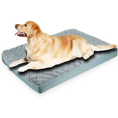 Dog Bed Luxury Large Pet Mattress Crate Cushion Ultra Soft Plush Washable • £12.95