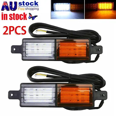 2X 30 LED Bullbar Indicators Lights Front DRL Marker Lamp For ARB TJM Waterproof • $37.96