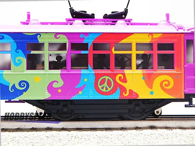 LIONEL TRIPPY TROLLEY O GAUGE Street Car Artistic Psychedelic Hippy 2235030 NEW • $158.84