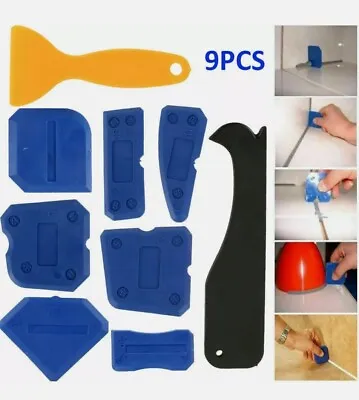 £1.49 • Buy 2/4/5/9pcs Silicone Sealant Spreader Applicator Profile Home Aid Grout Tile Tool