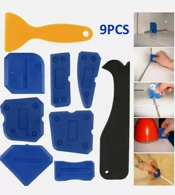 £1.49 • Buy 2/4/5/9pcs Silicone Sealant Spreader Applicator Profile Home Aid Grout Tile Tool