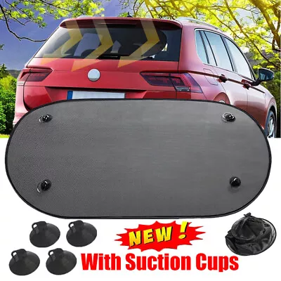 Car Window Sun Shade Screen Black UV Visor Protector Sunshade Rear Blind Gift • £8.89