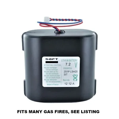 Saft 2lsh20 Mml0004 Gas Fire Battery Pack 7.2v (2er34615m 2s1plsh20) • £74.95