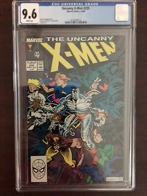 CGC 9.6 Uncanny X-Men 235 White Pages  • $50