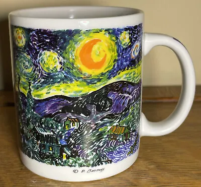 Chaleur Masters Collection Starry Night Vincent Van Gogh Mug Cup D. Burrows • $12.01