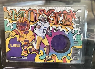 2022 Chronicles Elite Justin Jefferson Moxie Player Worn Relic #EM-5 Vikings • $15.99