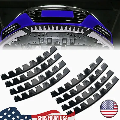 $19.50 • Buy 8PCS Universal Car Bumper Guard Anti-Scrape Protector Scratch Kit Skid Plate DIY