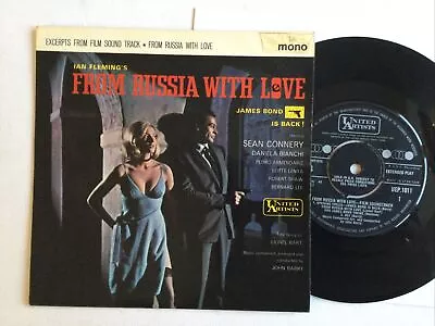 John Barry: From Russia With Love: James Bond 7” Vinyl Single Free UK Post • £45