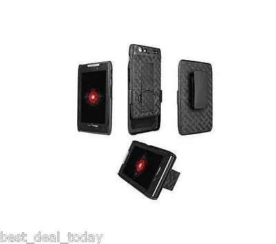 *Verizon OEM Shell Holster Combo Case Clip For Motorola Droid Razr Maxx XT916 • $13.82