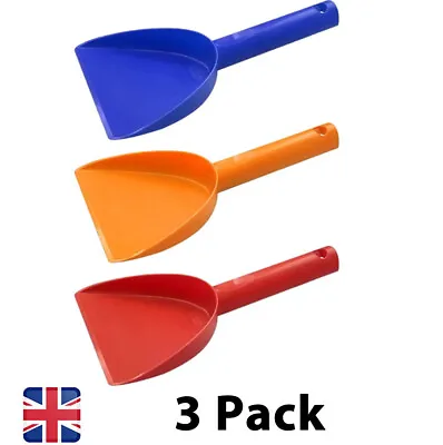 3x Plastic Pet Dog Cat Bird Rabbit Dry Food Scooper Shovel Feeder Spoon Scoop • £4.99