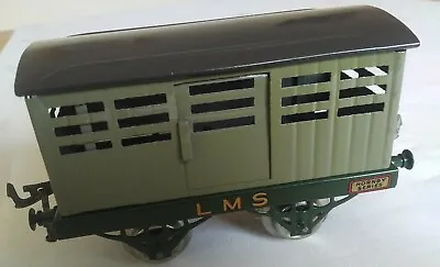Hornby Series - Vintage No 1 Lms Cattle Truck (grey /green) 1925 Vnm Unboxed • £79