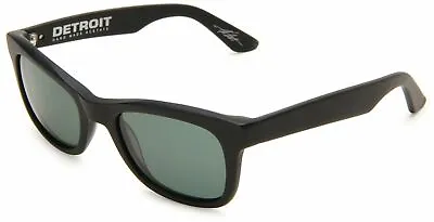 Electric Detroit Small Sunglasses Matte Black Frame Grey Lens ES08201001 • $44.99