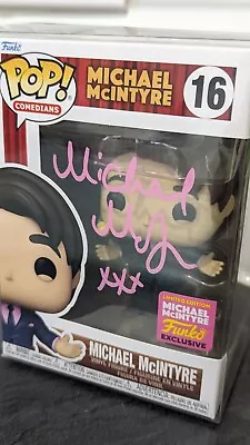 Hand Signed Michael McIntyre Pop Vinyl Funko Exclusive Limited Edition • £85