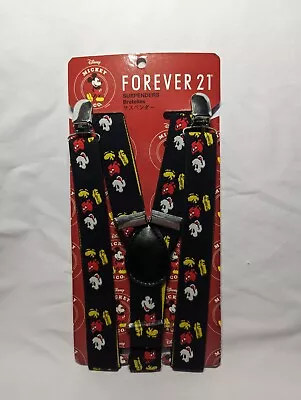 Forever 21 Disney Mickey Mouse Suspenders Black • $14.99