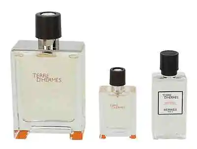 £114.90 • Buy Original Hermes Men's Perfume Set Of 3 Terre D'hermÈs *new* Gift Set