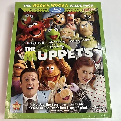 The Muppets Wocka Wocka Value Pack (Blu-ray DVD Digital&Soundtrack) Slipcover • $4.19