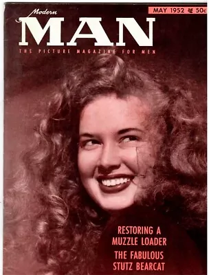 Vintage Marilyn Monroe Modern Man Mens Magazine 1952 Andre De Denies Pinup Cover • $49